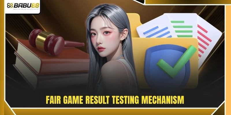Fair game result testing mechanism
