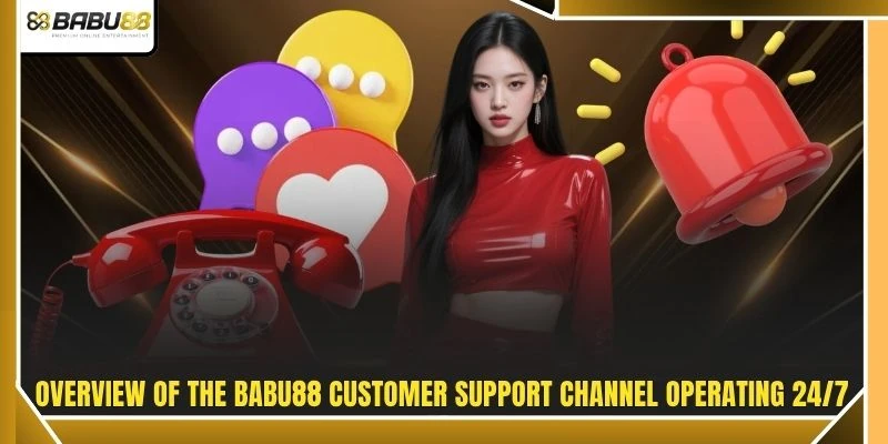Overview of the BABU88 customer support channel operating 24/7