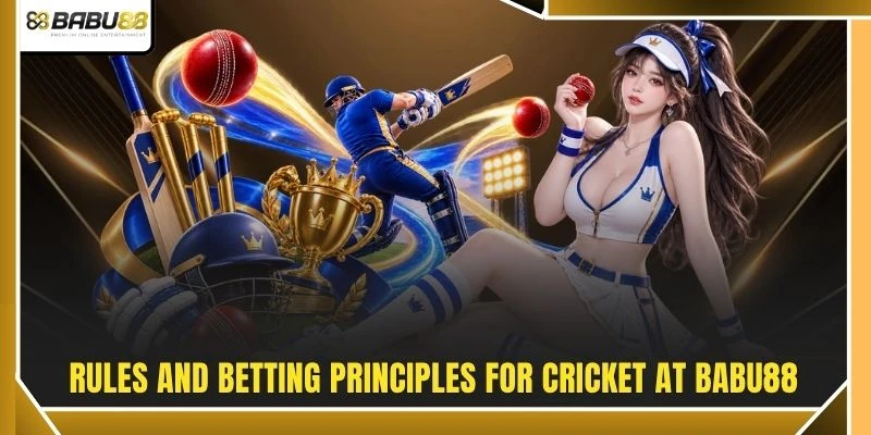 Rules and betting principles for cricket at BABU88