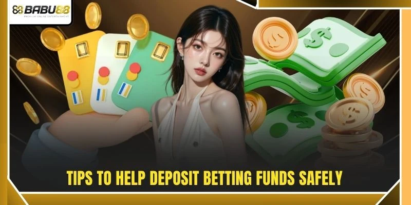 Tips to help deposit betting funds safely